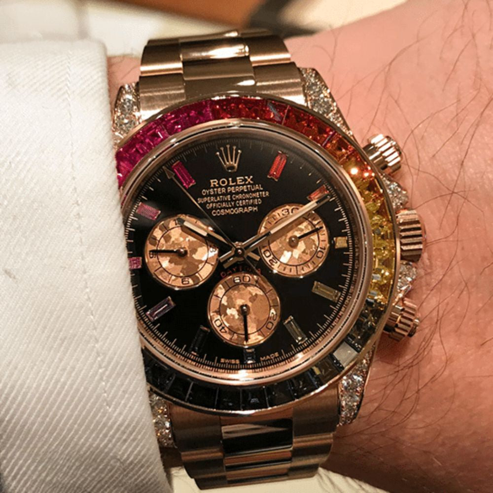 Rolex Cosmograph Daytona Rainbow Rose Gold