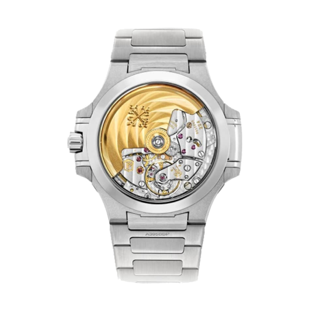 Patek Philippe Nautilus Stainless Steel Blue Dial Moonphase