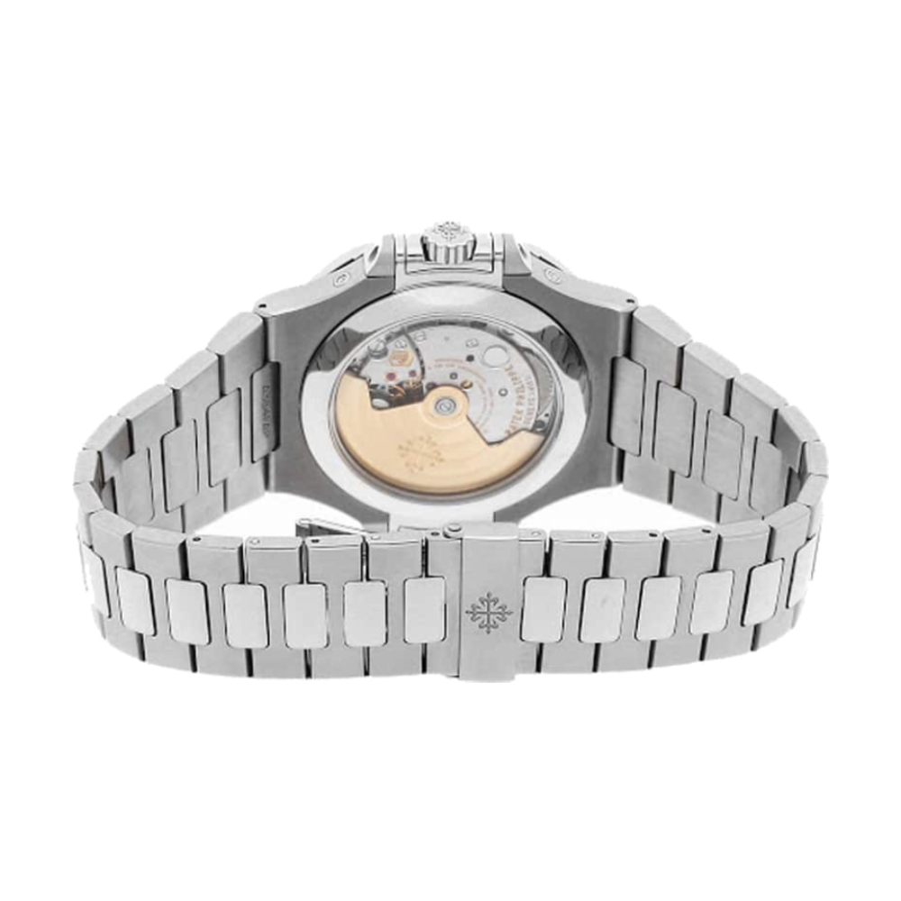 Patek Philippe Nautilus Stainless Steel Blue Dial Moonphase