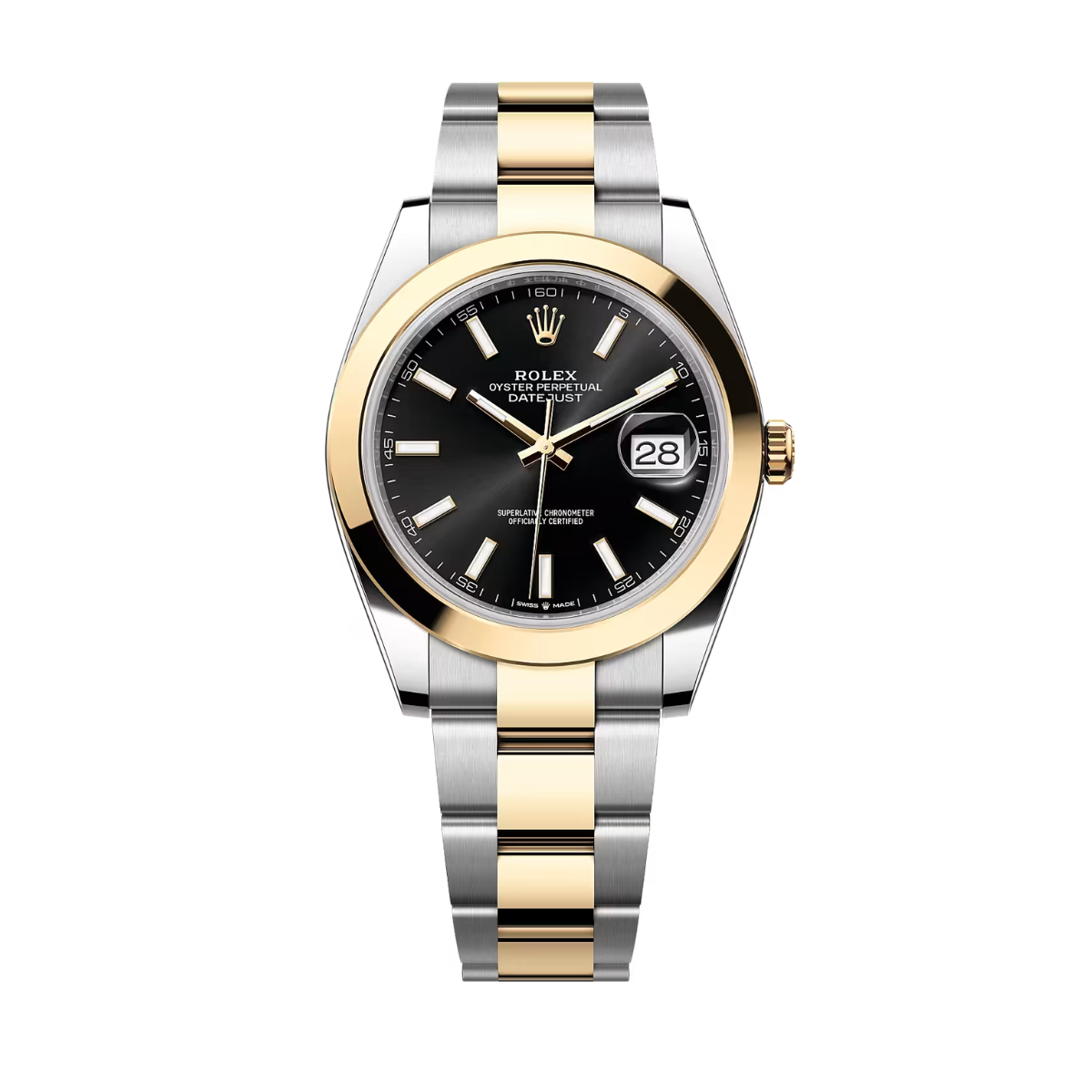 Rolex Datejust Yellow Gold Black Dial 36mm