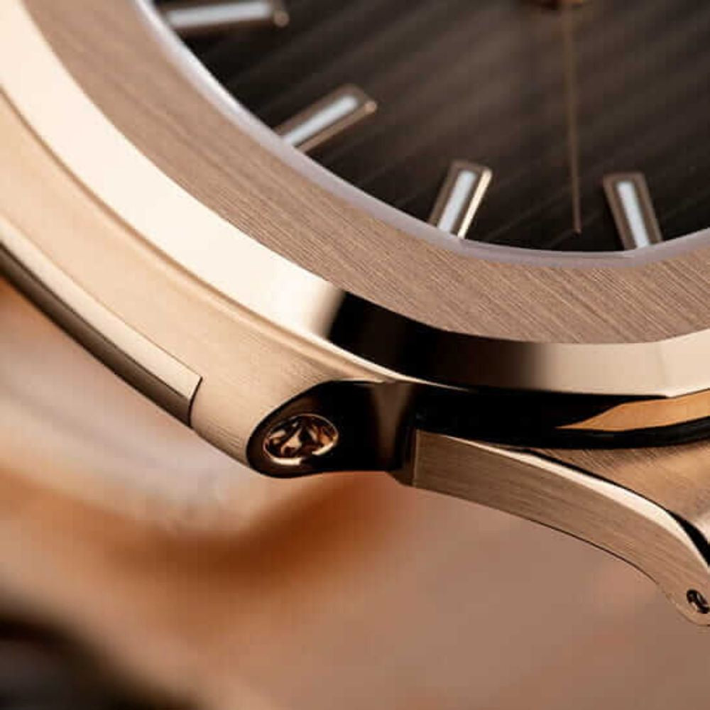 Patek Philippe Nautilus Chronograph Rose Gold Black Dial