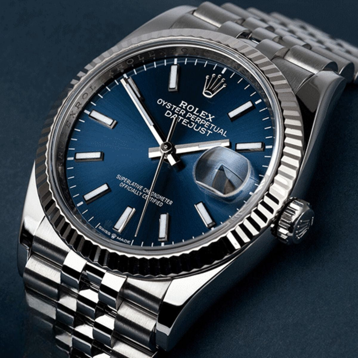 Rolex Cosmograph Daytona Stainless Steel Blue Dial 41mm