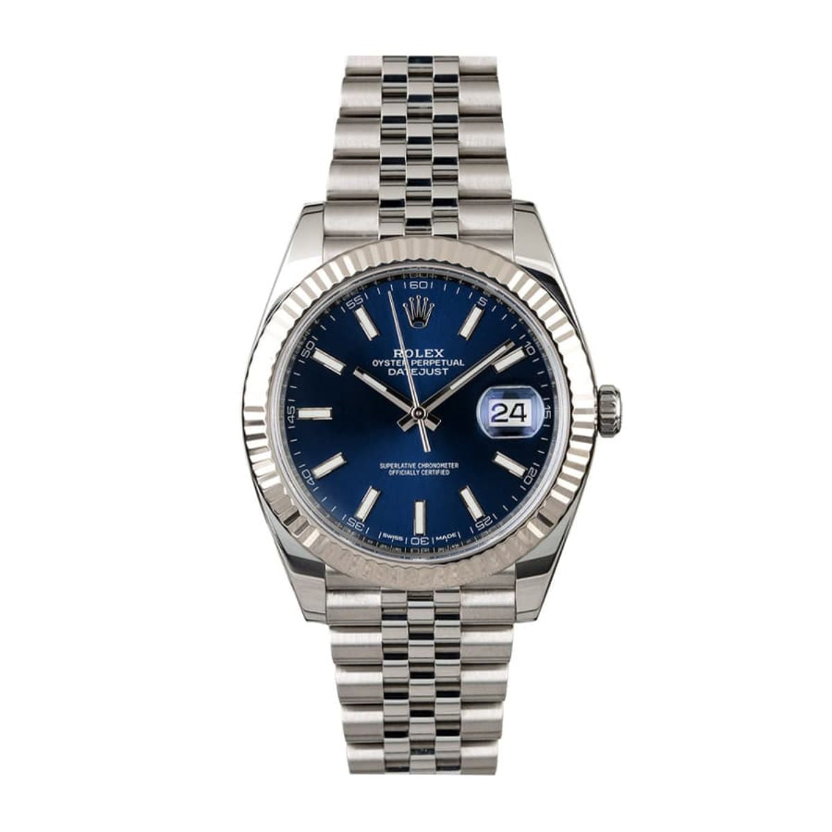 Rolex Cosmograph Daytona Stainless Steel Blue Dial 41mm